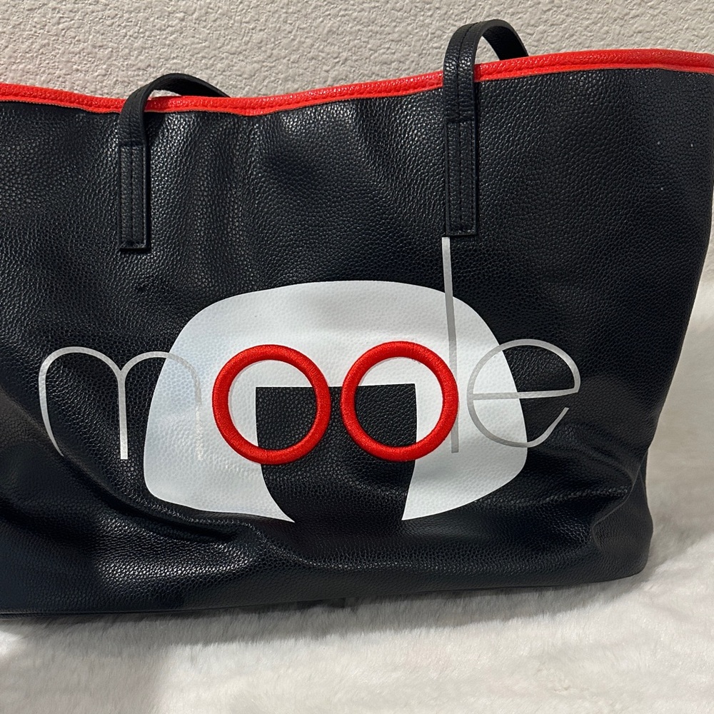 Disney Pixar Mode (Edna Mode) Black Tote with Red and White Accents - Picture 3 of 5